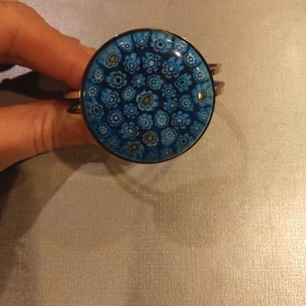 Blue Floral Women Bracelet